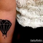 Фото Тату бриллиант от 02.10.2018 №053 - Diamond tattoo - tatufoto.com