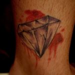 Фото Тату бриллиант от 02.10.2018 №057 - Diamond tattoo - tatufoto.com