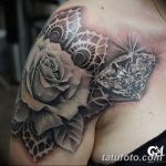 Фото Тату бриллиант от 02.10.2018 №067 - Diamond tattoo - tatufoto.com