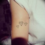 Фото Тату бриллиант от 02.10.2018 №070 - Diamond tattoo - tatufoto.com