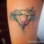 Фото Тату бриллиант от 02.10.2018 №072 - Diamond tattoo - tatufoto.com