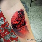 Фото Тату бриллиант от 02.10.2018 №073 - Diamond tattoo - tatufoto.com