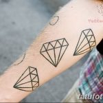 Фото Тату бриллиант от 02.10.2018 №084 - Diamond tattoo - tatufoto.com