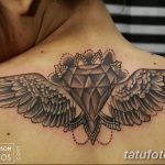 Фото Тату бриллиант от 02.10.2018 №089 - Diamond tattoo - tatufoto.com