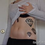 Фото Тату бриллиант от 02.10.2018 №091 - Diamond tattoo - tatufoto.com