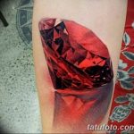 Фото Тату бриллиант от 02.10.2018 №095 - Diamond tattoo - tatufoto.com