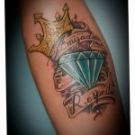 Фото Тату бриллиант от 02.10.2018 №096 - Diamond tattoo - tatufoto.com