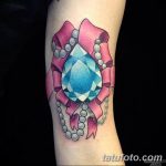 Фото Тату бриллиант от 02.10.2018 №106 - Diamond tattoo - tatufoto.com