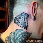 Фото Тату бриллиант от 02.10.2018 №107 - Diamond tattoo - tatufoto.com