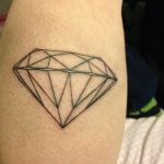 Фото Тату бриллиант от 02.10.2018 №108 - Diamond tattoo - tatufoto.com