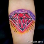 Фото Тату бриллиант от 02.10.2018 №116 - Diamond tattoo - tatufoto.com