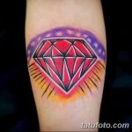 Фото Тату бриллиант от 02.10.2018 №116 - Diamond tattoo - tatufoto.com