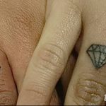 Фото Тату бриллиант от 02.10.2018 №119 - Diamond tattoo - tatufoto.com