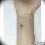 Фото Тату бриллиант от 02.10.2018 №141 - Diamond tattoo - tatufoto.com