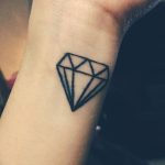 Фото Тату бриллиант от 02.10.2018 №147 - Diamond tattoo - tatufoto.com