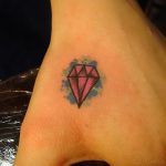 Фото Тату бриллиант от 02.10.2018 №149 - Diamond tattoo - tatufoto.com