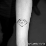 Фото Тату бриллиант от 02.10.2018 №152 - Diamond tattoo - tatufoto.com
