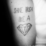 Фото Тату бриллиант от 02.10.2018 №159 - Diamond tattoo - tatufoto.com