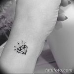 Фото Тату бриллиант от 02.10.2018 №160 - Diamond tattoo - tatufoto.com