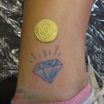 Фото Тату бриллиант от 02.10.2018 №164 - Diamond tattoo - tatufoto.com