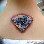 Фото Тату бриллиант от 02.10.2018 №165 - Diamond tattoo - tatufoto.com