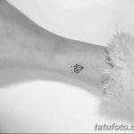 Фото Тату бриллиант от 02.10.2018 №169 - Diamond tattoo - tatufoto.com