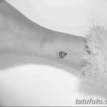 Фото Тату бриллиант от 02.10.2018 №169 - Diamond tattoo - tatufoto.com