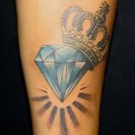 Фото Тату бриллиант от 02.10.2018 №187 - Diamond tattoo - tatufoto.com