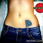 Фото Тату бриллиант от 02.10.2018 №189 - Diamond tattoo - tatufoto.com