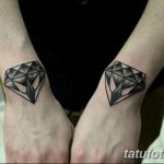 Фото Тату бриллиант от 02.10.2018 №194 - Diamond tattoo - tatufoto.com