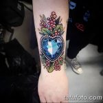 Фото Тату бриллиант от 02.10.2018 №196 - Diamond tattoo - tatufoto.com