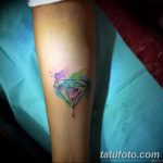 Фото Тату бриллиант от 02.10.2018 №198 - Diamond tattoo - tatufoto.com