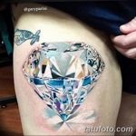 Фото Тату бриллиант от 02.10.2018 №199 - Diamond tattoo - tatufoto.com