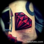 Фото Тату бриллиант от 02.10.2018 №206 - Diamond tattoo - tatufoto.com