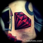 Фото Тату бриллиант от 02.10.2018 №206 - Diamond tattoo - tatufoto.com