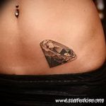 Фото Тату бриллиант от 02.10.2018 №207 - Diamond tattoo - tatufoto.com