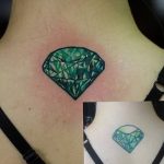 Фото Тату бриллиант от 02.10.2018 №209 - Diamond tattoo - tatufoto.com