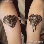 Фото Тату бриллиант от 02.10.2018 №219 - Diamond tattoo - tatufoto.com