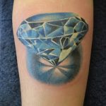 Фото Тату бриллиант от 02.10.2018 №221 - Diamond tattoo - tatufoto.com