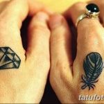 Фото Тату бриллиант от 02.10.2018 №235 - Diamond tattoo - tatufoto.com