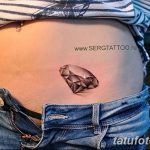 Фото Тату бриллиант от 02.10.2018 №236 - Diamond tattoo - tatufoto.com
