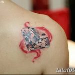 Фото Тату бриллиант от 02.10.2018 №237 - Diamond tattoo - tatufoto.com