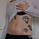 Фото Тату бриллиант от 02.10.2018 №240 - Diamond tattoo - tatufoto.com