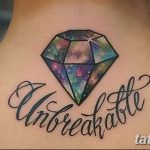 Фото Тату бриллиант от 02.10.2018 №243 - Diamond tattoo - tatufoto.com