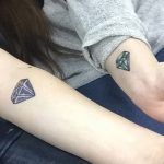 Фото Тату бриллиант от 02.10.2018 №245 - Diamond tattoo - tatufoto.com