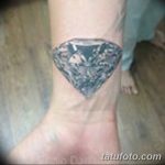 Фото Тату бриллиант от 02.10.2018 №248 - Diamond tattoo - tatufoto.com