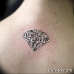 Фото Тату бриллиант от 02.10.2018 №249 - Diamond tattoo - tatufoto.com