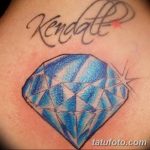 Фото Тату бриллиант от 02.10.2018 №251 - Diamond tattoo - tatufoto.com