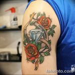 Фото Тату бриллиант от 02.10.2018 №264 - Diamond tattoo - tatufoto.com