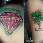 Фото Тату бриллиант от 02.10.2018 №276 - Diamond tattoo - tatufoto.com